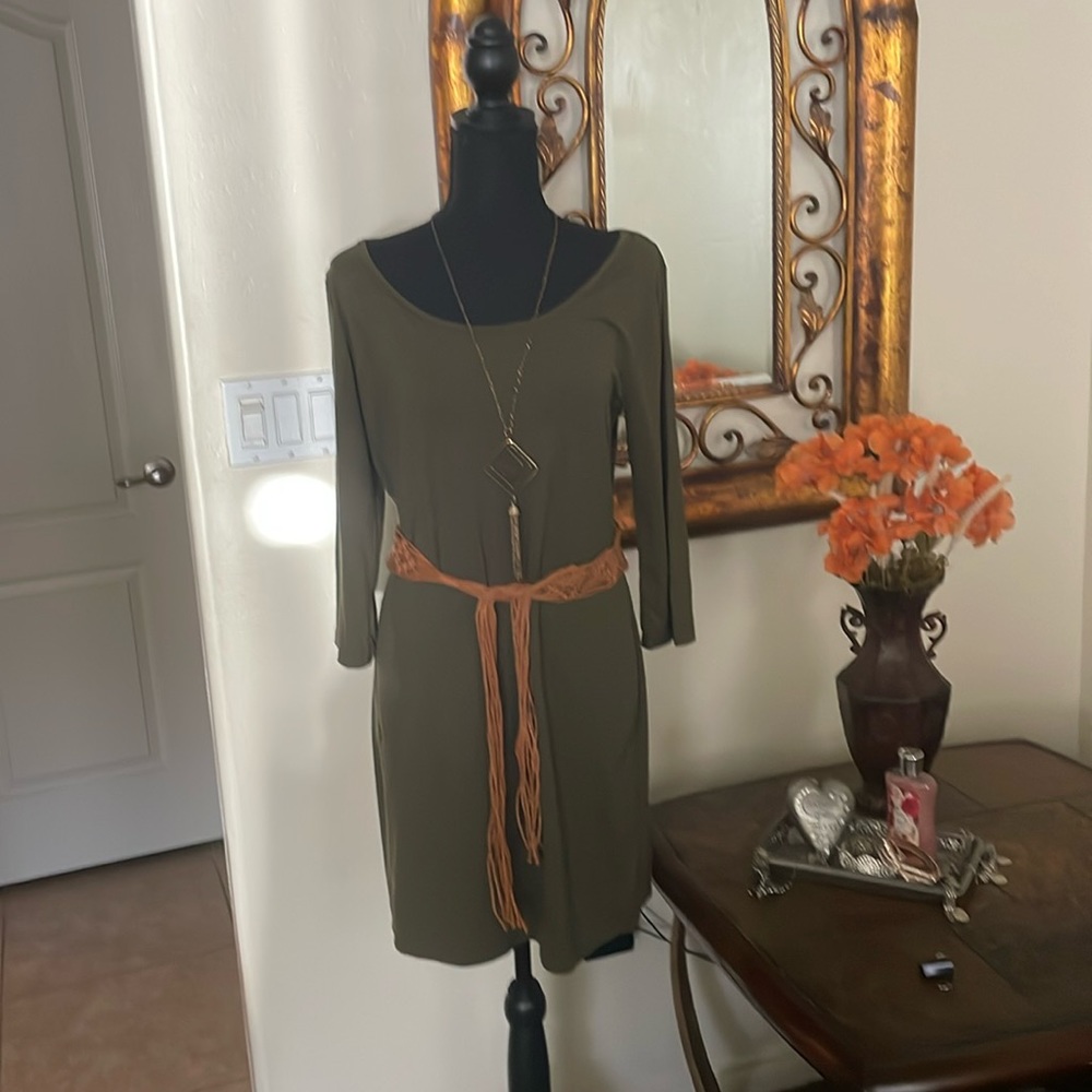 Suede feel dress! So soft to touch💚